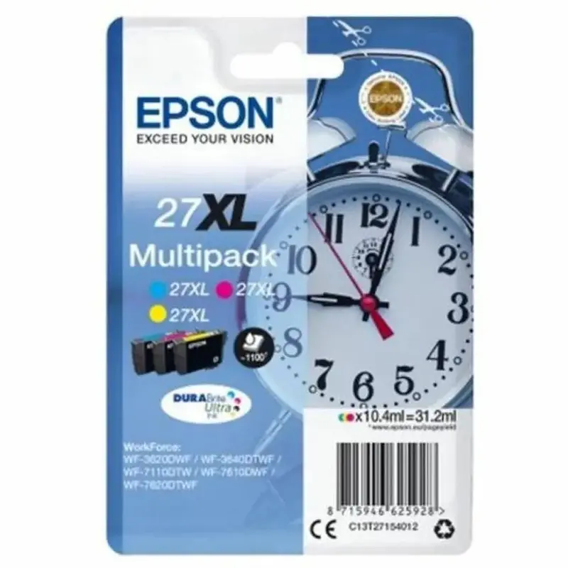 Epson 27Xl Tri-Color Original Ink Cartridge – Magenta, Yellow, Cyan 1
