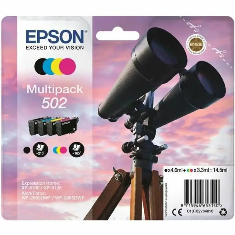 Epson 502 Multipack Original Ink Cartridge Set 1