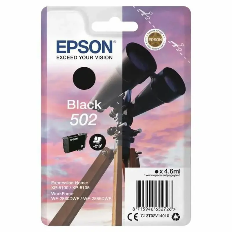 Epson Twin 502 Black Original Ink Cartridge 1