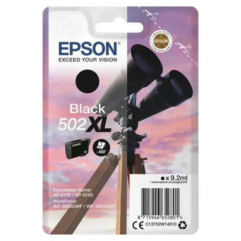 Epson Twin Xl 502 Black Original Ink Cartridge 1