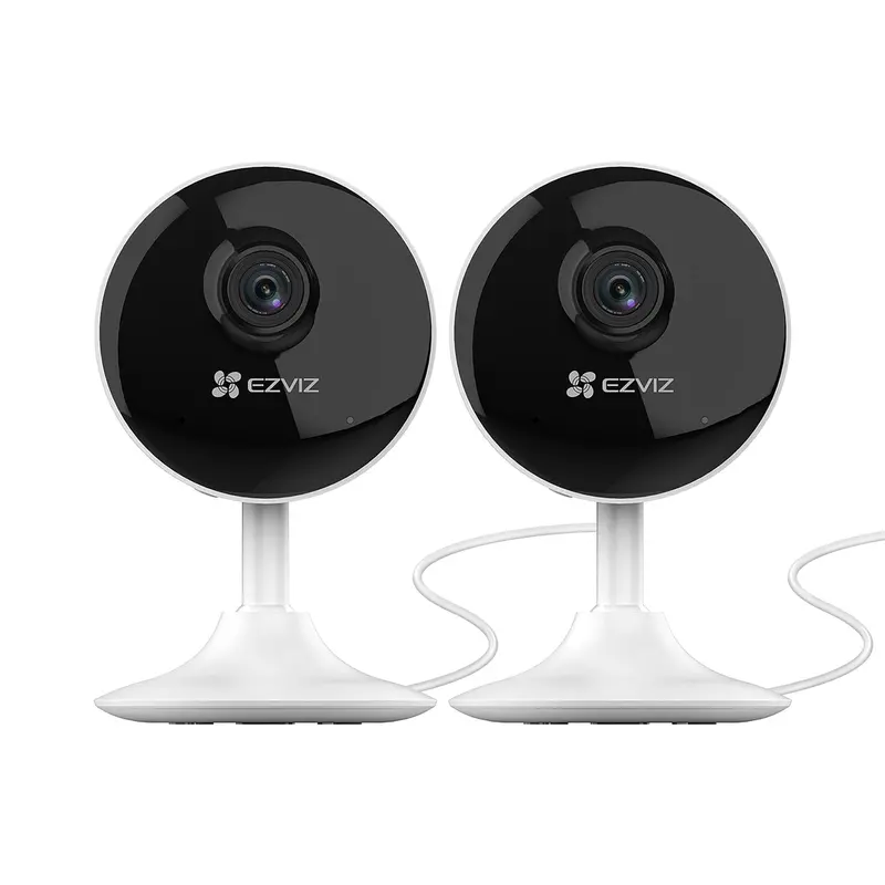 Ezviz C1C Family Pack – 2X 1080P Indoor Wifi Cameras, Wide-Angle Lens, Night Vision, Two-Way Talk, Alexa-Compatible, Motion Alerts 1