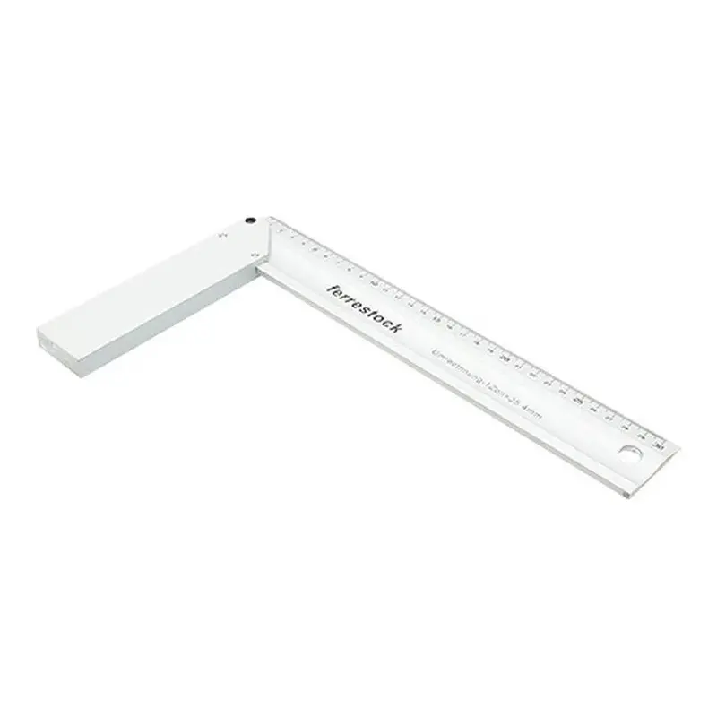 Ferrestock Steel Square Ruler 400 Mm 1