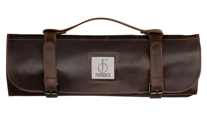 Forged Leather Knife Sheath – Brown Full-Grain Protective Case 1