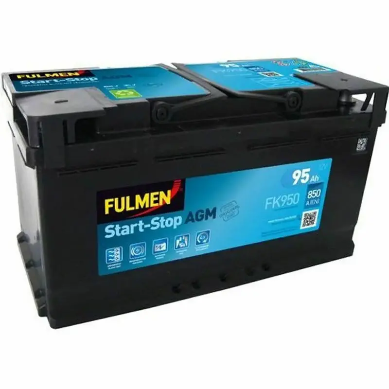 Fulmen Fk950 Agm Automotive Battery – 12V, 95Ah, 850A Cold Cranking Amps 1