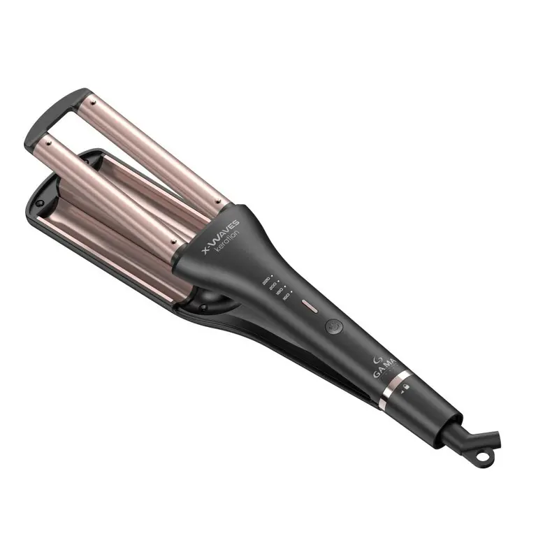 Gamma Micro Glitt X-Waves Keratin Curling Iron – 4 Heat Settings (Gc4010) 1
