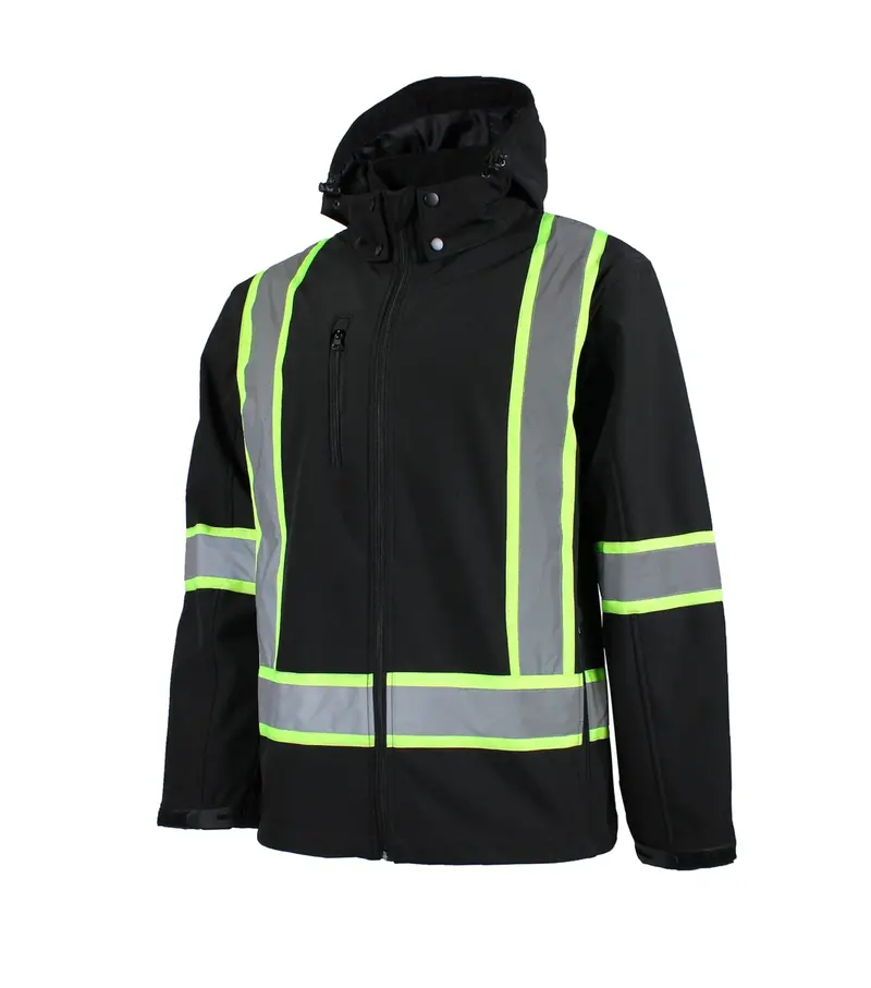 Ganka Black Softshell Jacket (Model 88-700) 1
