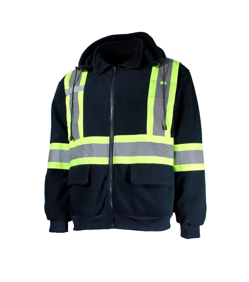 Ganka High-Visibility Hooded Safety Coat 1