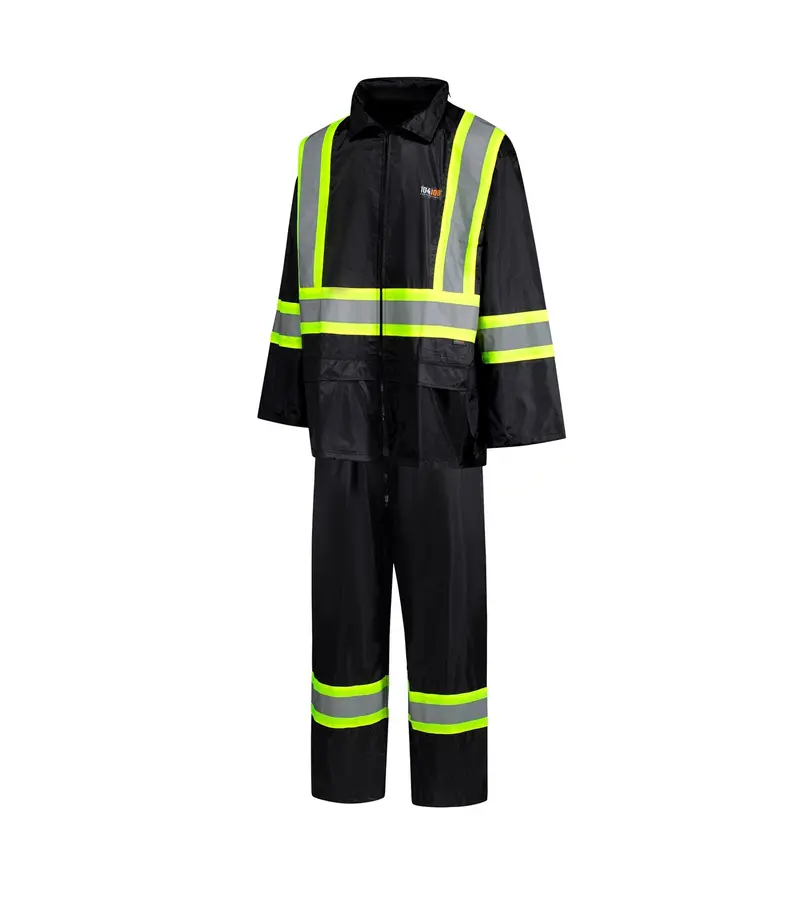 Ganka Reflective Waterproof Rain Suit Set 1