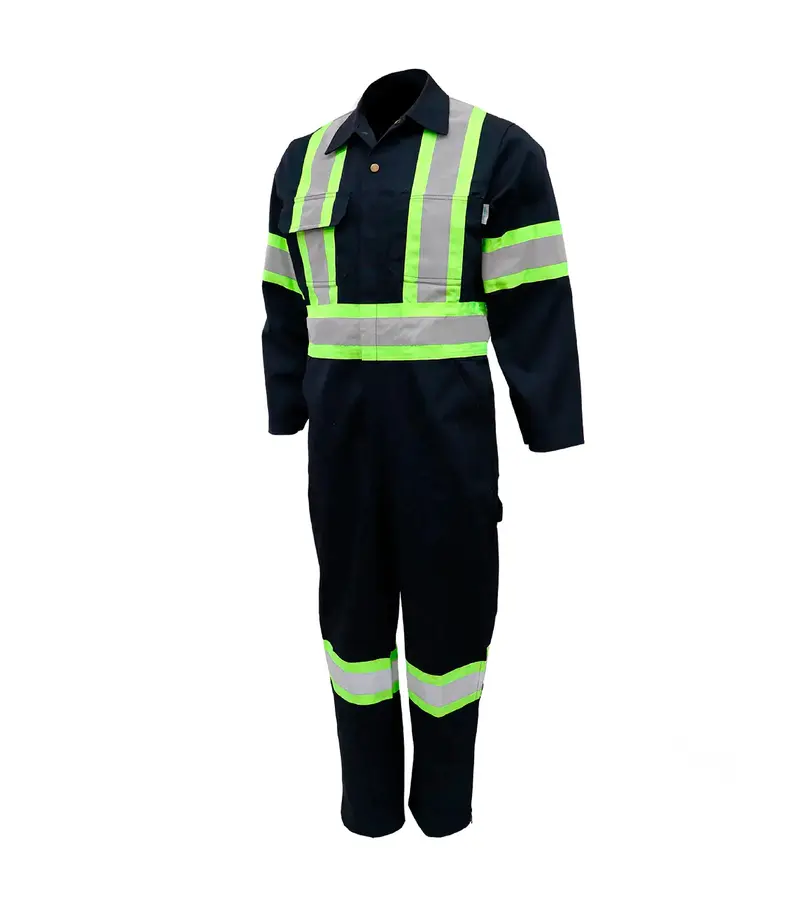 Gatts 791X4 High-Visibility Coverall With Reflective Strips 1