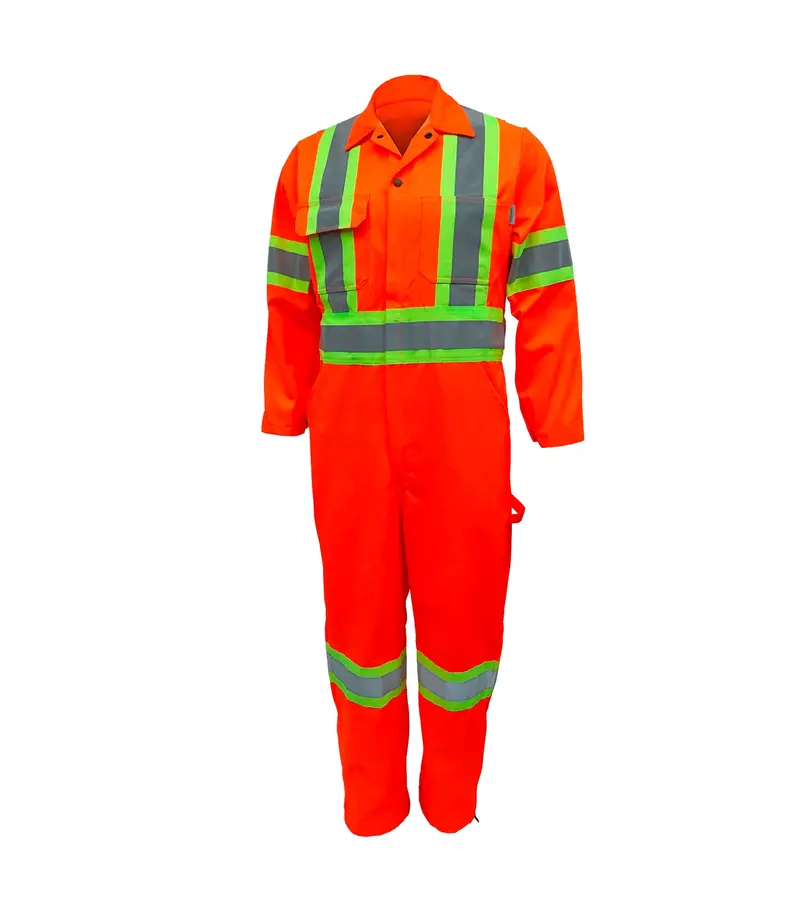 Gatts 791X4 Reflective-Tape High-Visibility Coverall 1