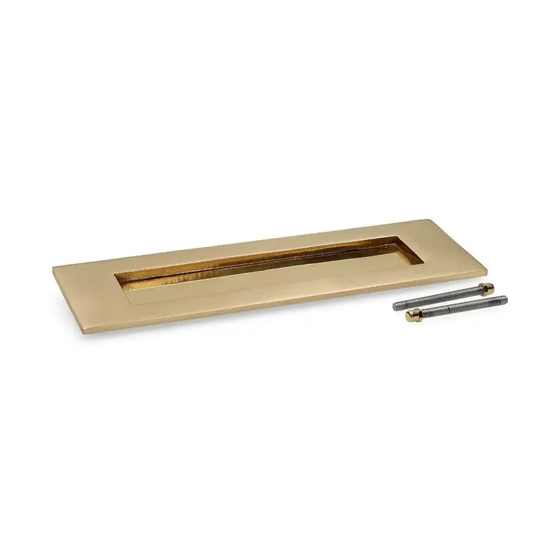 Golden Mailbox Nameplate – 100 X 305 Mm, Premium Metallic Finish 1