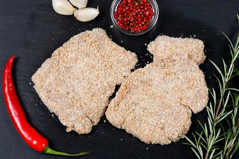 Gourmet Chicken Thigh Schnitzel – 200G Serving 1