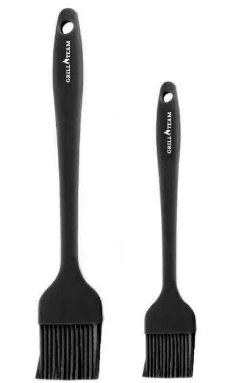 Grillteam Dual-Piece Silicone Basting Brush Set 1