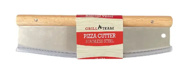 Grillteam Precision Pizza Cutter – Stainless Steel Rolling Blade 1