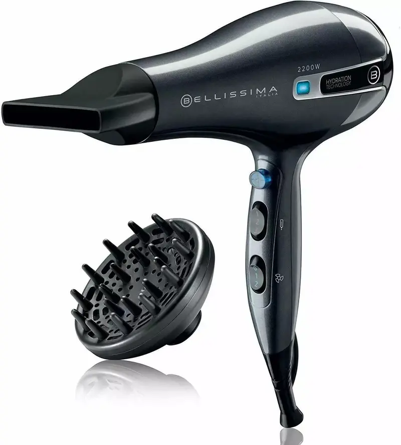 Imetec K5220 Ionic Hair Dryer – 2200W, Anti-Frizz Technology, Black Finish 1