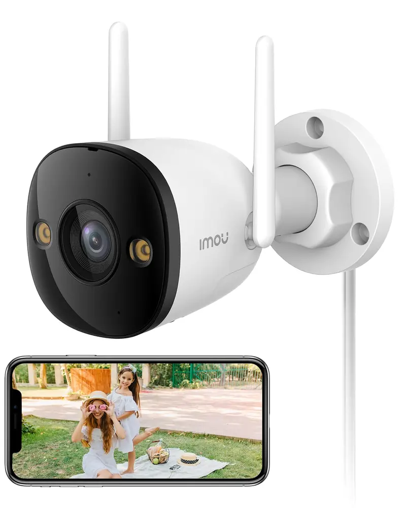 Imou Bullet 2C 5Mp Outdoor Wifi Security Camera – Ip67 Waterproof, 30M Night Vision, Ai Human Detection, Alexa-Compatible 1
