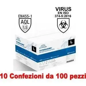 Intco Medical Nitrile Gloves – Powder-Free, Size L, Pack Of 100 For Professional Use 1