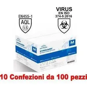 Intco Medical Nitrile Gloves – Powder-Free, Size M, Box Of 100 × 10 Boxes 1