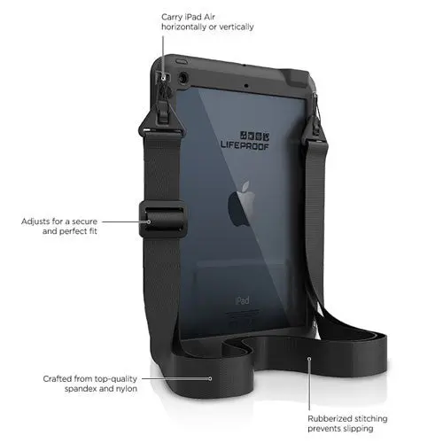 Ipad Air Protective Case With Detachable Hand & Shoulder Strap 1
