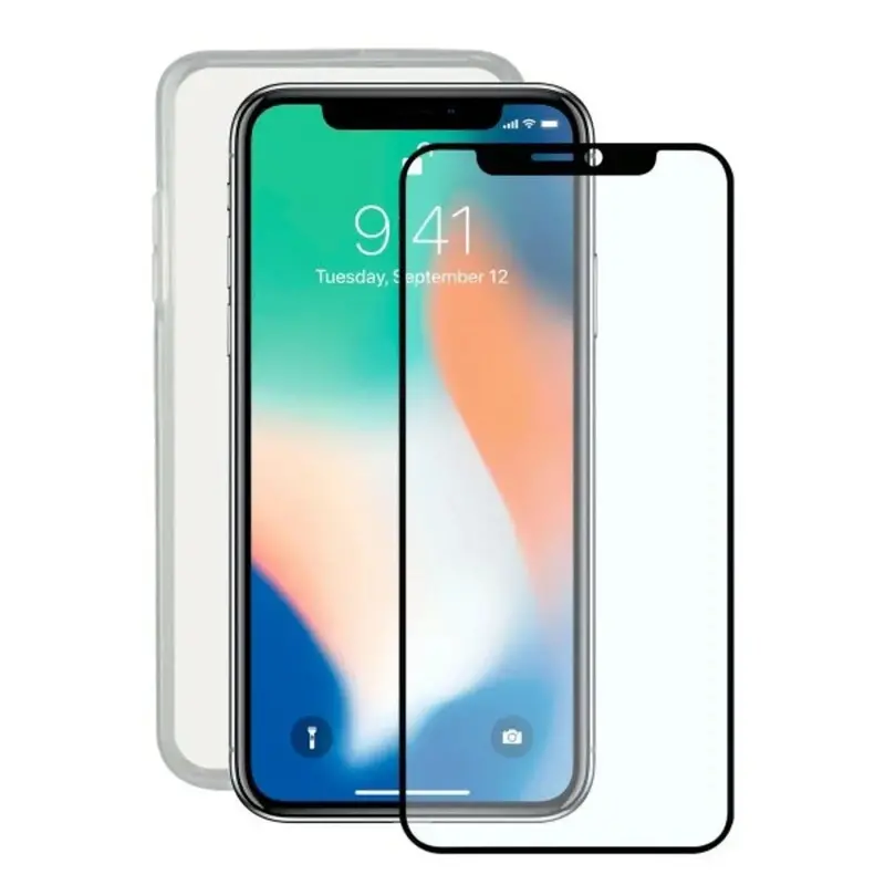 Iphone X Premium Bundle – Tempered Glass Screen Protector + Flexible Tpu Case 1