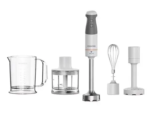Kenwood Hbm40.306Wh Immersion Blender – 850W, Grey/Transparent/White Design 1