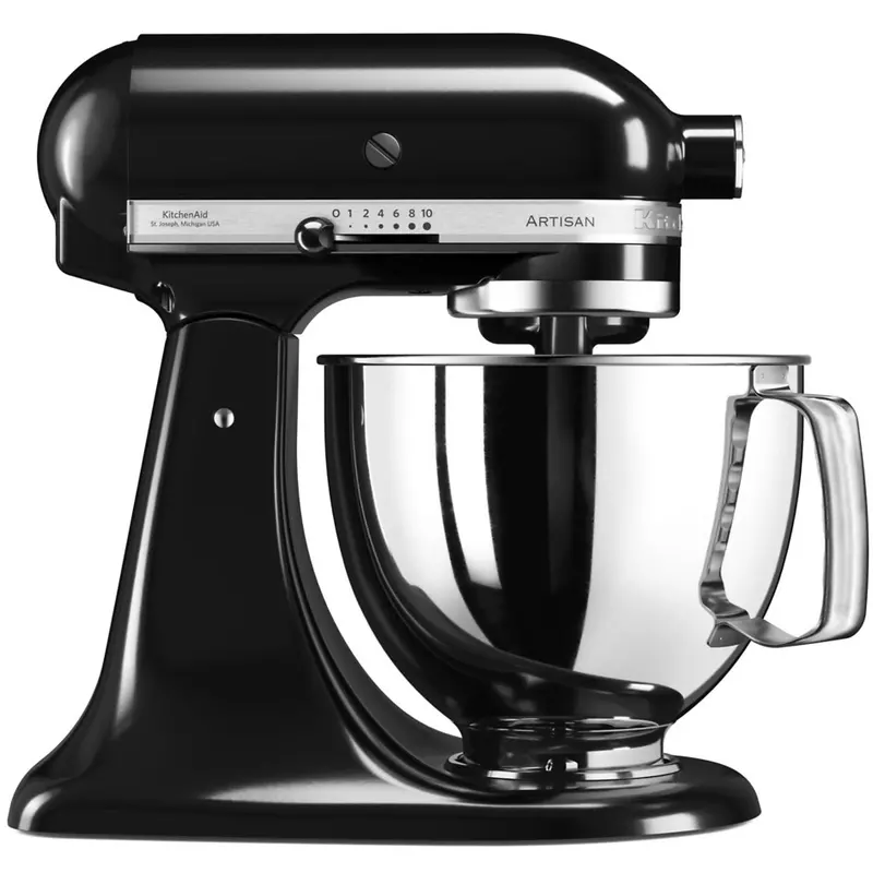Kitchenaid 5Ksm125Pseob Artisan Stand Mixer – 4.8L Bowl, 300W, Matte Black 1