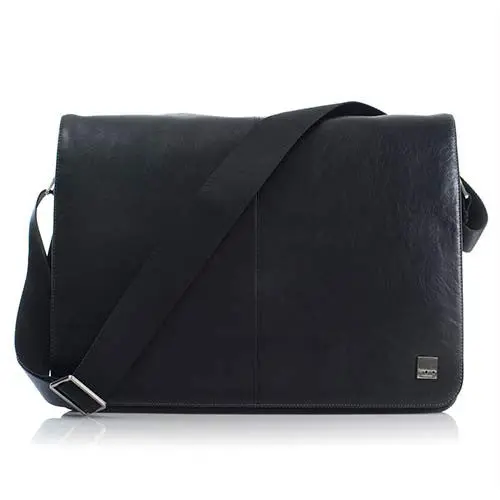 Knomo Bungo 15-Inch Laptop Messenger Bag – Black 1