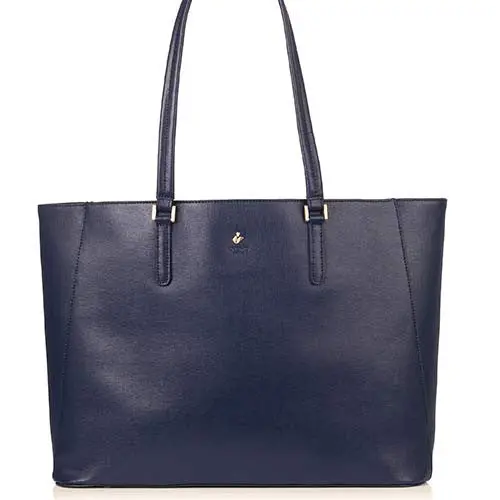 Knomo Cavendish 14-Inch Laptop Tote Bag – Navy Blue 1