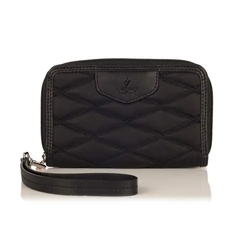 Knomo Colville Smartphone Wristlet Clutch In Black 1