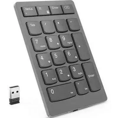 Lenovo Go Wireless Numeric Keypad – Compact Bluetooth Number Pad For Laptop/Desktop 1