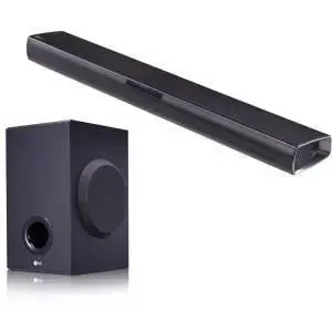 Lg Sqc1 Soundbar System – 2.1-Channel With Wireless Subwoofer & Dolby Audio (160W) 1