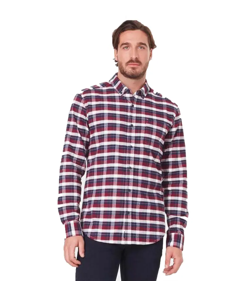 Lois Men'S Long-Sleeve Shirt 14105 In Red 1