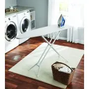 Mainstays 4-Leg Ironing Board – Sturdy Gray Cotton-Covered Surface 1