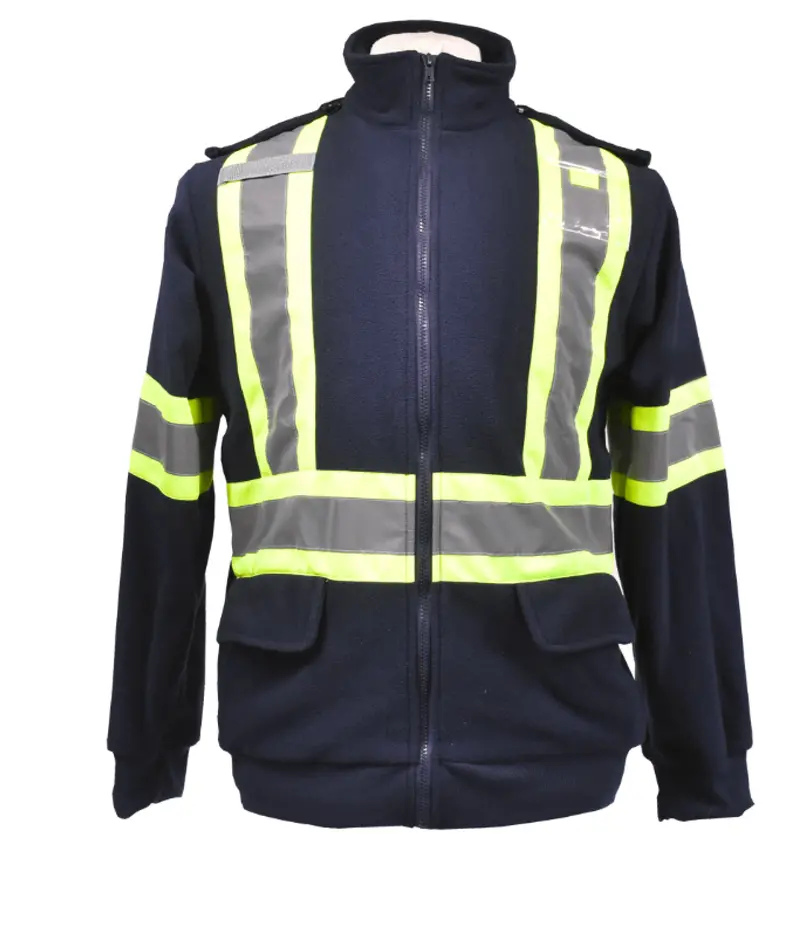Marine Blue High-Vis Fleece Jacket – Blazer Collection 1