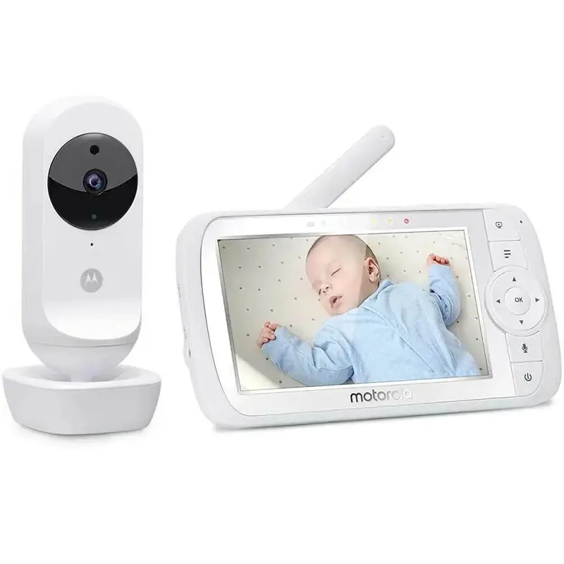 Motorola Baby Monitor Ease 35 – Video And Audio Infant Sleep Tracker With Night Vision 1