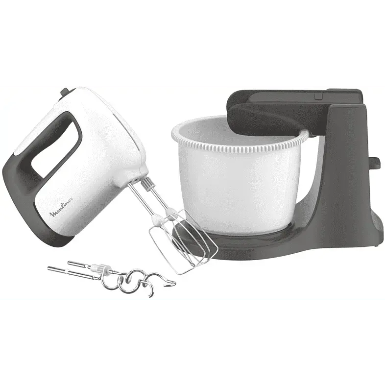 Moulinex Hm4641 Hand Mixer – 5-Speed Corded Whisk With Turbo Function 1