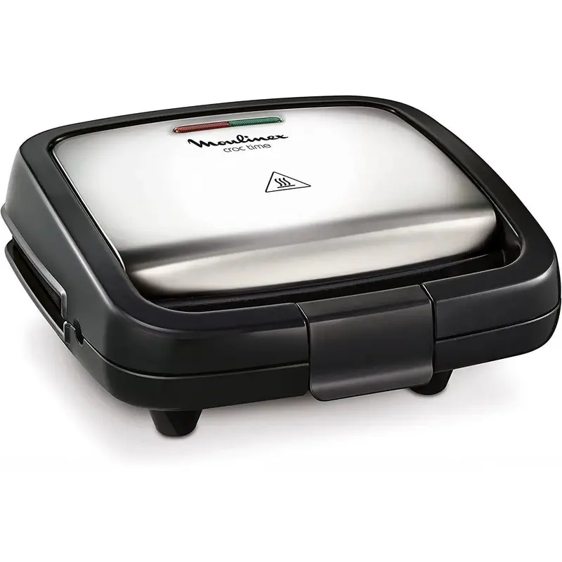Moulinex Sz192D Croc Time Sandwich Press – Non-Stick Ceramic Coated Plates 1