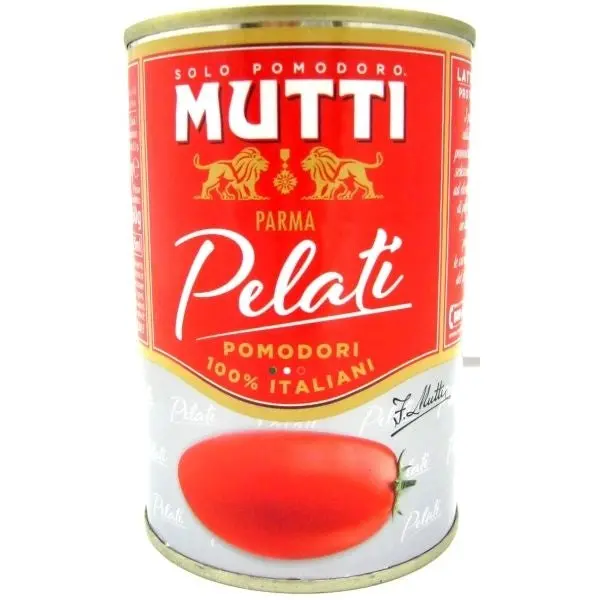 Mutti Peeled Tomatoes In Tomato Juice – 425Ml Glass Jar 1