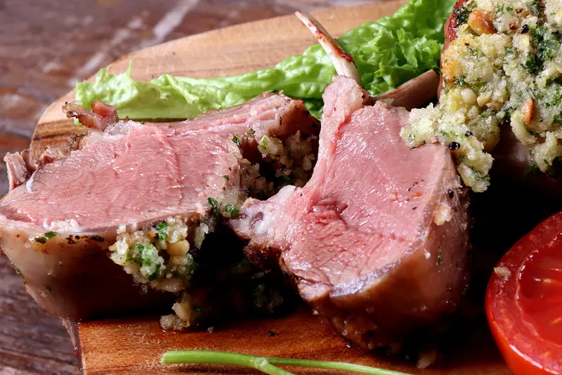 New Zealand Lamb Rack Cut 1