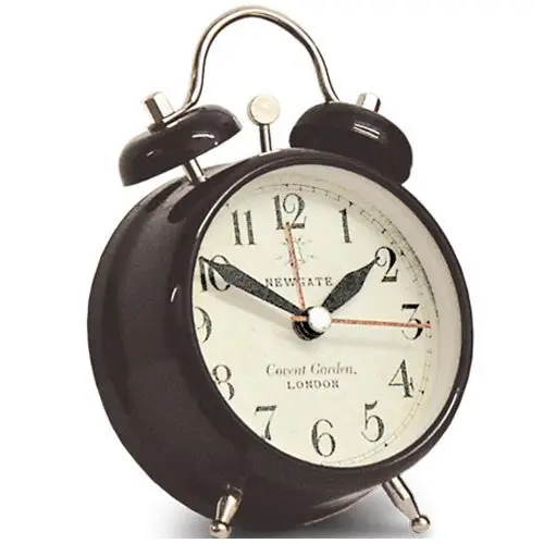 Newgate Covent Garden Mini Alarm Clock – Matte Black 1