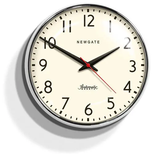 Newgate Watford Polished Finish Wall Clock 1