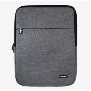 Nilox Slim Laptop Sleeve – 13.3-Inch Padded Protective Cover In Charcoal Gray 1