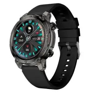 Nilox Trailround Smartwatch – 1.39" Round Display, Matte Black 1