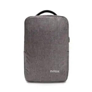 Nilox Urban Eco Pro Laptop Backpack — Sustainable Materials, Fits 15.6" Devices, Slate Gray 1