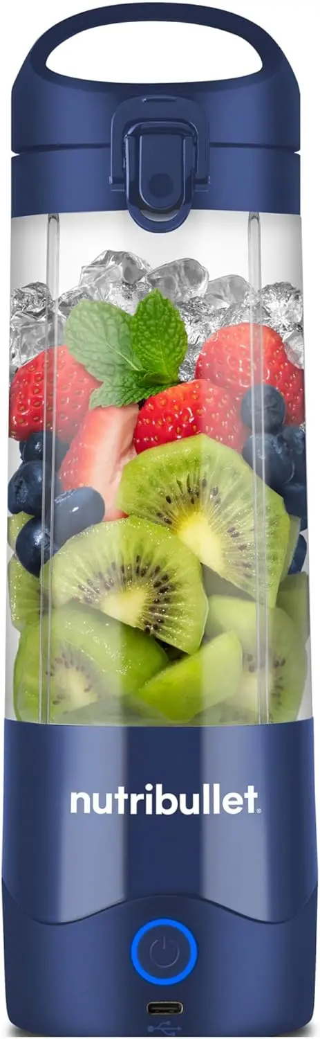 Nutribullet Nbp003Nbl Personal Blender – 475Ml Navy Blue Portable Model 1