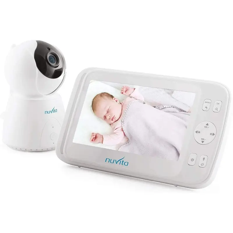 Nuvita 3052 Videovoice Baby Monitor – 5" Screen, Remote Zoom, Night Vision, Two-Way Audio 1