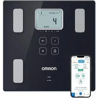 Omron Viva Bluetooth Smart Scale – Body Composition Monitor With App Connectivity 1