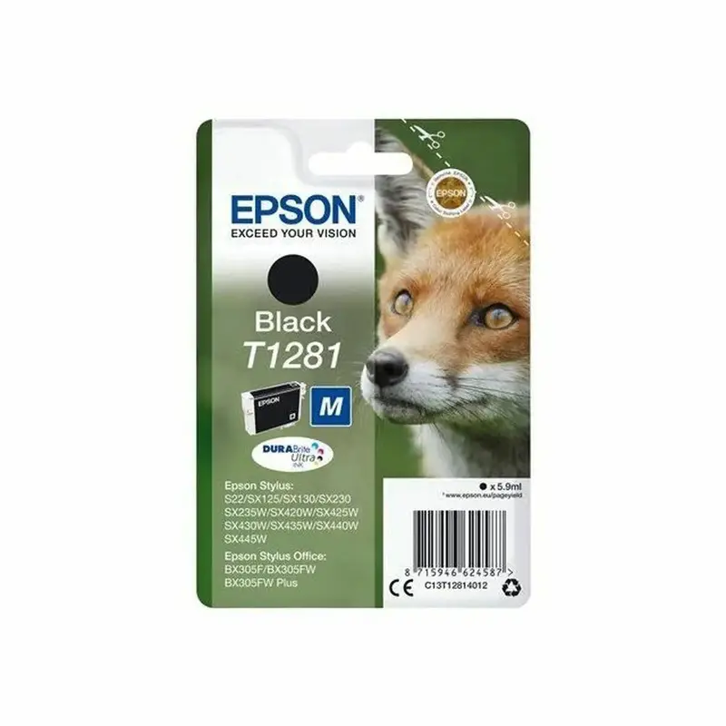 Original Epson T1281 Black Ink Cartridge – 5.9 Ml 1