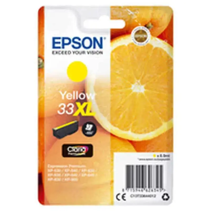 Original Epson T33Xl Yellow Ink Cartridge 1
