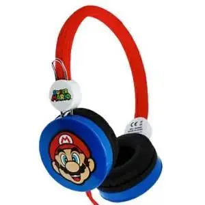 Otl Super Mario-Inspired Red And Blue Over-Ear Headphones 1